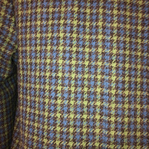 Sz M Ed Beehan's Tweed Shop Vintage 60’s 70’s Green Plaid Wool Jacket - Picture 7 of 16
